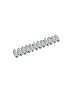 PACK 10 TIRAS REGLETAS EMPALME 10mm BLANCA 1000104 GSC