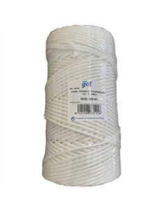 ROLLO 200mt CUERDA TENDER TRENZADA 5mm BLANCA 2