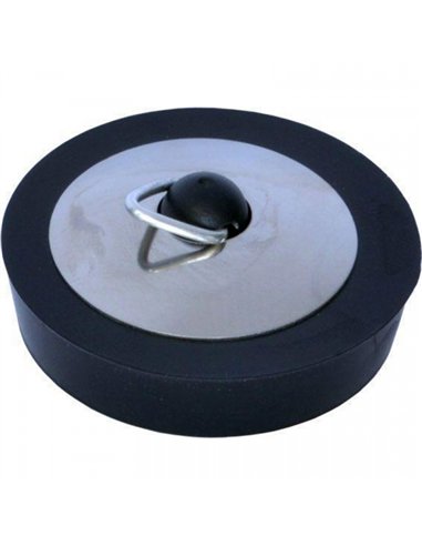 TAPON FREGADERO LAVABO 50mm GOMA ARMADO 9550