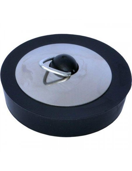TAPON FREGADERO LAVABO 50mm GOMA ARMADO 9550