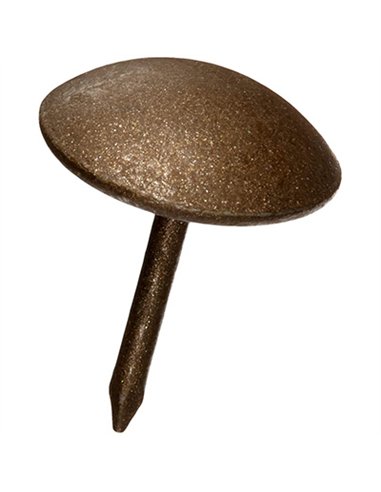 Blister 25 tachuelas bronceadas 10mm