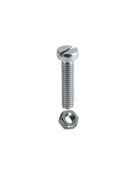 BLISTER 4 TORNILLO CON TUERCA 6x40mm DIN 84