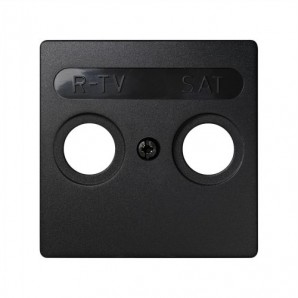 Tapa toma R-TV+SAT GRAFITO Simon 73 Loft 73097-62