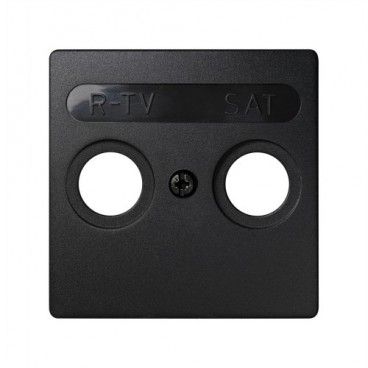 Tampa tomada R-TV+SAT GRAPHITE Simon 73 Loft 73097-62