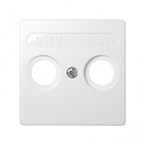 Tampa tomada R-TV+SAT BRANCO Simon 73 Loft 73097-60