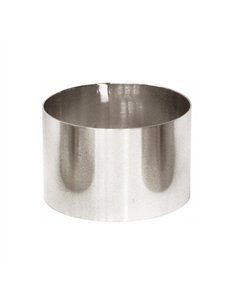 MOLDE EMPLATAR INOX REDONDO 10x4cm 3694 LIFESTYLE