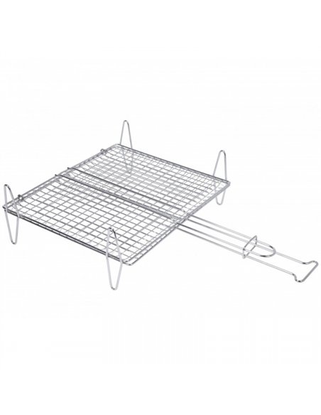 PARRILLA DOBLE PESCADO 35x40cm ZINCADA 2591 SAUVIC