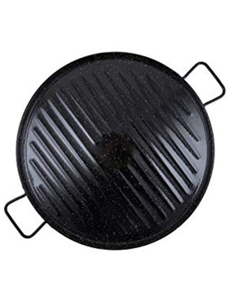 PLANCHA ASAR GRILL ESMALTADA 46cm IDEAL