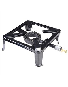 HORNILLO GAS CHAPA QUEMADOR FUNDICION 40x40cm GARHE 2