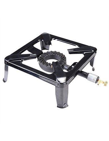 HORNILLO GAS CHAPA QUEMADOR FUNDICION 40x40cm GARHE