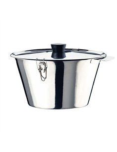FLANERO CON TAPA INOX 14cm 1014 ILSA 2