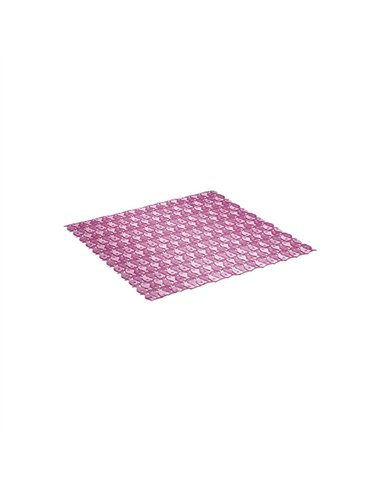Alfombra ducha 54x54cm berenjena piscis 5510105 tatay