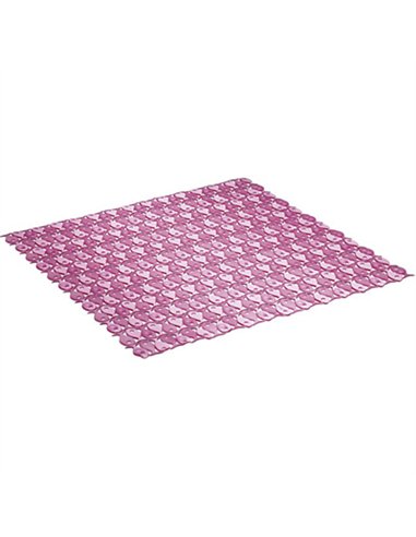 ALFOMBRA DUCHA 54x54cm BERENJENA PISCIS 5510105 TATAY