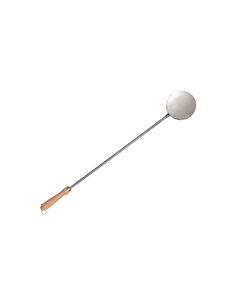 Espumadera inox m/madera 12x50cm sin agujeros garcima