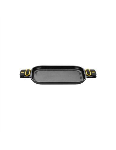 PLANCHA ASAR LISA ALUMINIO FUNDIDO 32x24cm DAILY 511740 BRA