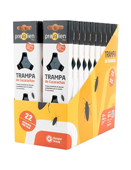 Blister 2 trampas cebo cucarachas prevalien