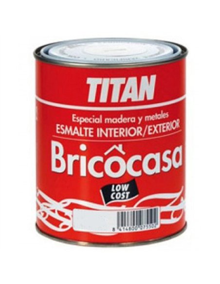 02H ESMALTE BRICOCASA 1006 VERDE 750 ml TITAN