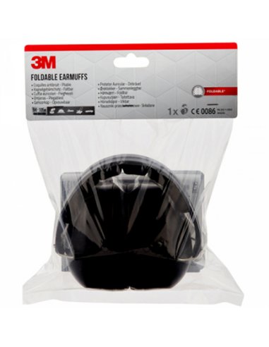 CASCO AURICULAR ACOLCHADO PLEGABLE 30.4dB 90563EC1 3M