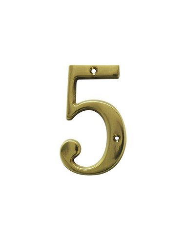 NUMERO 5 LATON 10cm AM