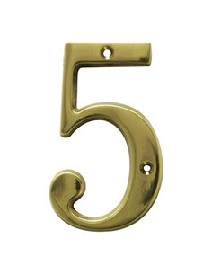 NUMERO 5 LATON 10cm AM 2