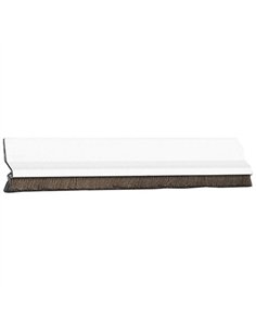 Burlete puerta n 2 de 1000mm aluminio blanco 2055 amig 2