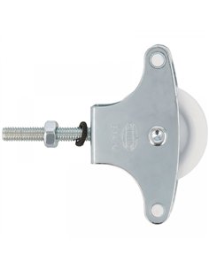 Caja 25 polea tender roldana plastico tuerca m6x40mm 371 amig