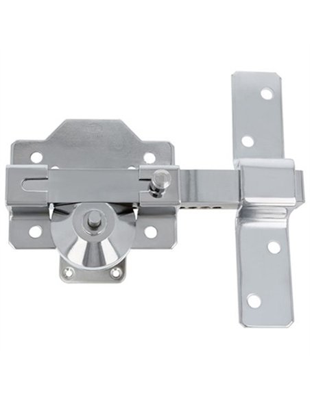 CERROJO LLAVE SEGURIDAD 85mm CROMO MOD. 1 5343 AMIG
