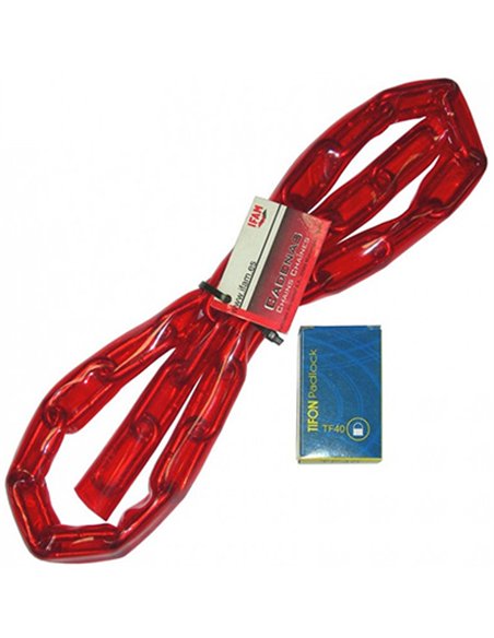 CANDADO 30mm TIFON CON CADENA 60cm BICI L5X60 000910 IFAM