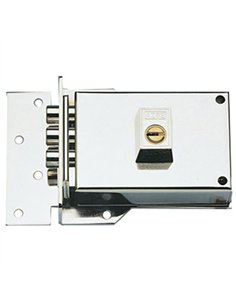CERRADURA SEGURIDAD 7-OWF DCH CROMO YALE 2