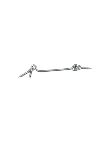 Caja 50 aldabilla retenida zincada 120mm 1507512