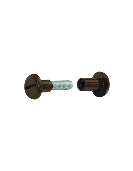 CAJA 100 CONJUNTO ENSAMBLE PLAST MARRON 26-36mm 30311 MICEL
