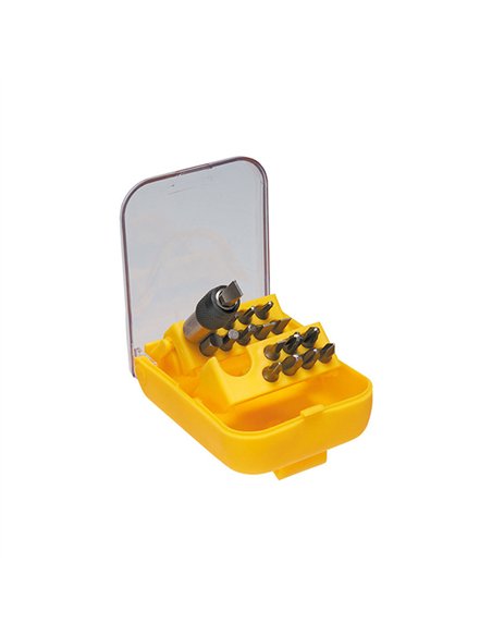 JUEGO 18 PUNTAS ATORNILLAR CON ADAPTADOR 39D363 TOPEX