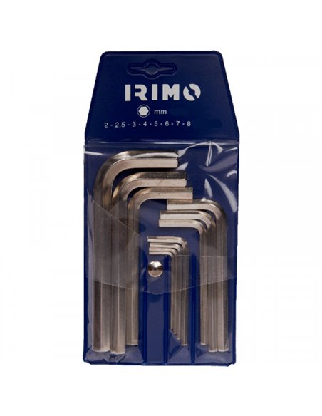 JUEGO 8 LLAVES ALLEN 2-8mm 041071 IRIMO
