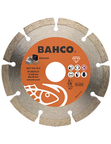 DISCO DIAMANTE UNIVERSAL 230mm 3917-230-7S-U BAHCO