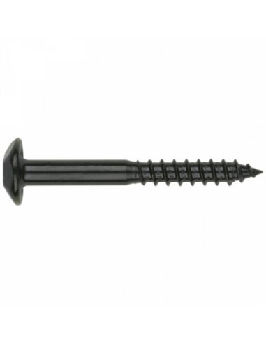 CAJA 100 TORNILLO INVIOLABLE 7x80mm NEGRO INN7080 INDEX
