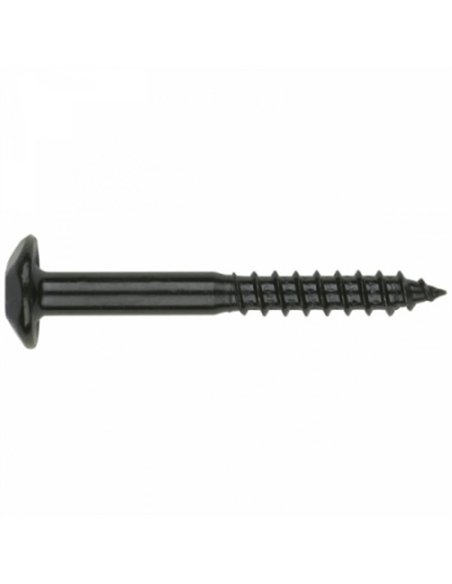 CAJA 100 TORNILLO INVIOLABLE 7x80mm NEGRO INN7080 INDEX