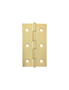 CAJA 24 BISAGRAS 5005 1 25x18mm LATONADO