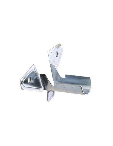 CAJA 25 SOPORTE LATERAL TUBO CROMADO 12mm 73307