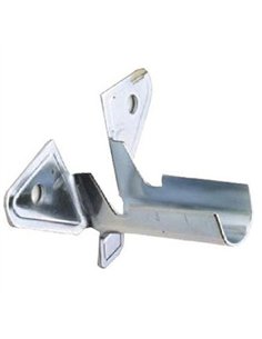 CAJA 25 SOPORTE LATERAL TUBO CROMADO 12mm 73307 2