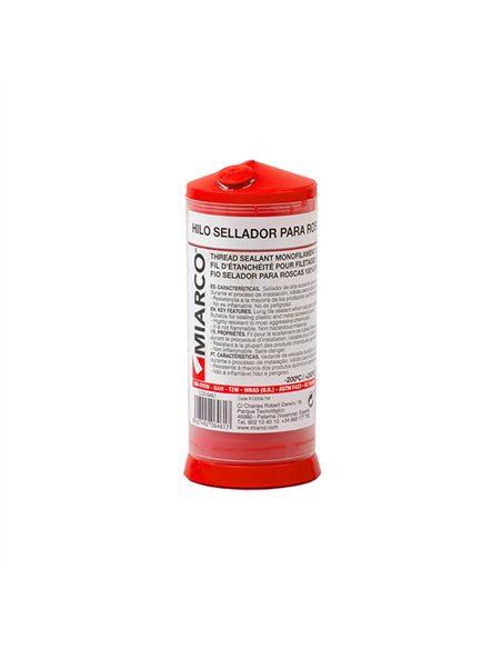 Rollo hilo teflon ptfe 175mt 6461 miarco