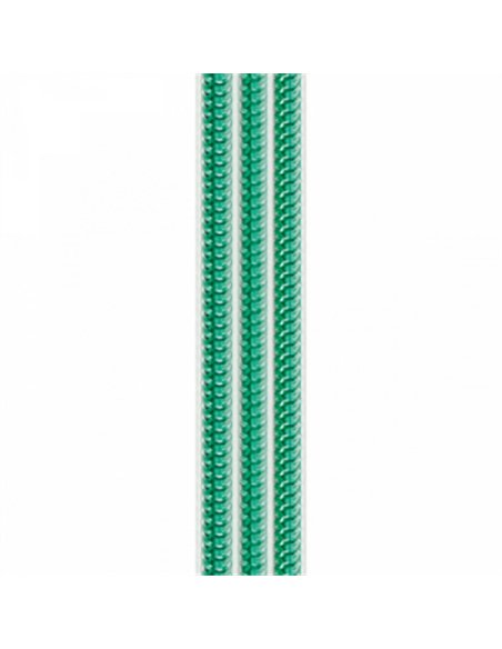 CORTINA PUERTA 120x210cm PLANA TOSCA nÂº12 VERDE-BLANCO