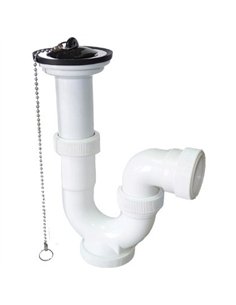 SIFON CURVO EXTENSIBLE CON VALVULA 11/2 06521 CIS 2