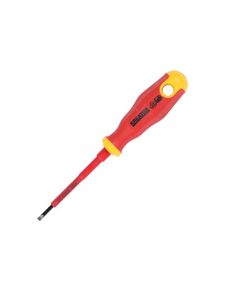 DESTORNILLADOR PLANO AISLADO 4x100mm 1.000V 401203 KREATOR