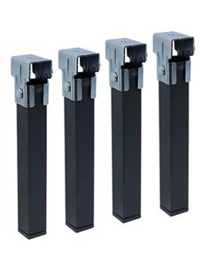 JUEGO 4 PATAS SOMIER FIJAS 25cm 30x40mm 96411 MICEL 2