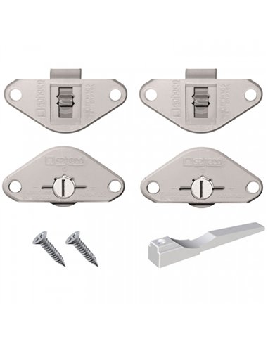 JUEGO ACCESORIOS 12kg SF-12 PLASTICO SAHECO