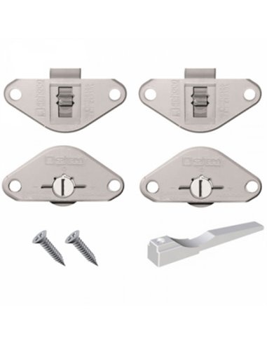 JUEGO ACCESORIOS 12kg SF-12 PLASTICO SAHECO