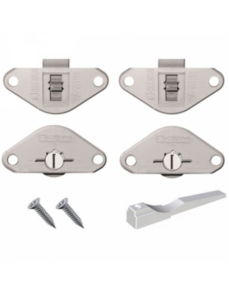 JUEGO ACCESORIOS 12kg SF-12 PLASTICO SAHECO