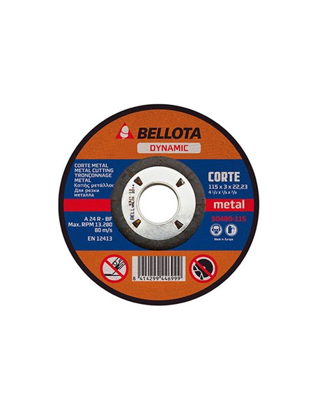 Disco corte metal basic 230x3mm 50480 bellota
