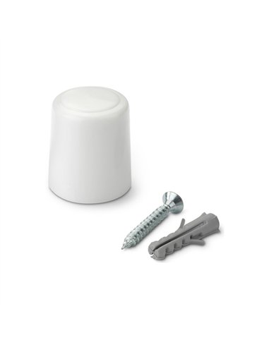 Blister 2 topes puerta c/tornillo blanco 3040-2+ inofix