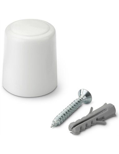 Blister 2 topes puerta c/tornillo blanco 3040-2+ inofix